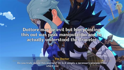 spoiler warning ⚠️ #genshinimpact #dottore #genshin #lumine #aether | dottore