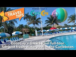 Oasis Pool at Royal Caribbean's Perfect Day Coco Cay, Bahamas, Pool Bar, Travel with Carmen