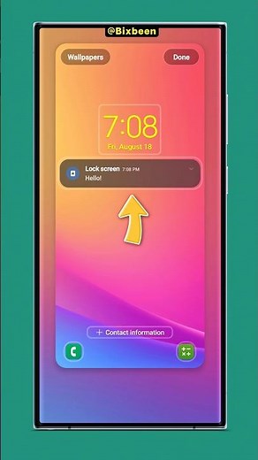 Make Notifications Transparent on lock screen | Samsung