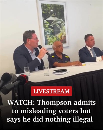53K views · 240 reactions | Former mayor Troy Thompson admitted he misled voters at the election but says he did nothing illegal, otherwise he would have been charged. FULL BLOG, VIDEOS: https://bit.ly/4noXIZ2 REPLAY OF THE WHOLE DEBATE WILL BE UP SHORTLY. | Townsville Bulletin | Facebook