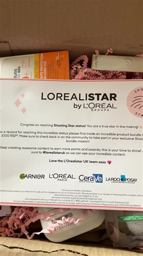 Unboxing L’Oréal Shooting Star Bundle & Skincare Essentials