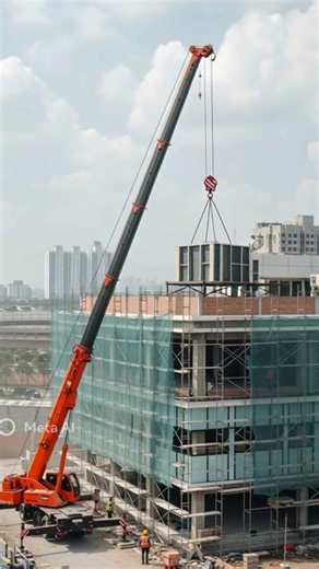 Heavy Crane Lifting Massive Load | Extreme Machinery Power