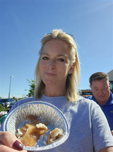 1.8K views · 45 reactions | 117: Pie Eating Contest! Fleet Farm I failed miserably, but I'm ok with that. The pie was delicious though 不#dorenediscovers #neverhaveiever #foragoodcause #pieeatingcontest #sofull | 96.5 WKLH | Facebook