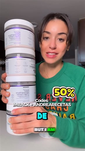 Andrea Amatte on Instagram: "Chicas, esto no pasó nunca MI COLÁGENO ESTÁ AL 50 POR CIENTO A SOLO 7,50 Tiene magnesio, vitamina D y 9 GRAMOS DE PROTEÍNA Para mí es lo más importante para una mujer Piel, pelo, uñas y salud El mismo que recomendó Lindsay Lohan Para activar la promo usá primero el código AMBAC y después ANDREARECETAS Con eso tenés no solo el colágeno sino TODA LA LISTA AL 50 POR CIENTO Link en mi perfil Andrea Recetas y en mi bio SOLO HASTA EL 19 DE ENERO Aprovechá ahora porque no v