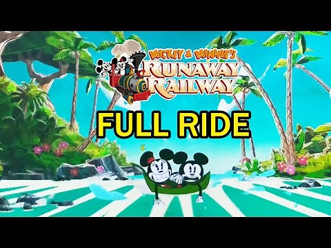 Mickey & Minnie’s Runaway Railway POV FULL RIDE