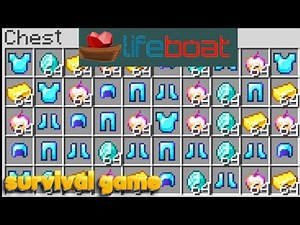 Lifeboat survival mod and ha ha ha! ? #lifeboat#minecraft #survival mod