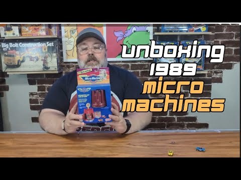 Unboxing 1989 Micro Machines Playset