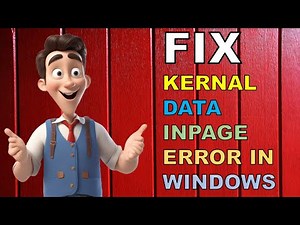 Fix Kernal Data Inpage Error | Blue Screen | Green Screen | Nine reasons for BSOD