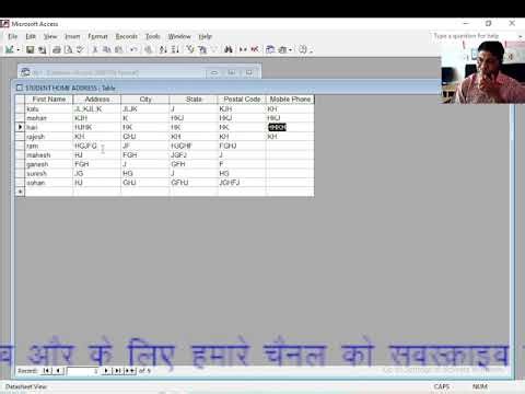 LEARN MS ACCESS PART -2 CREATE TABLE BY USING WIZARD