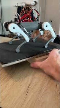 Quadruped Robot dog(mpu6050 test) #esp32 #mpu6050 #3dprinting #accelerometer #robotdog #robot