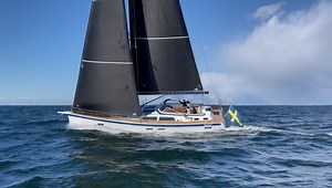 The all-new Hallberg-Rassy 50 with carbon in-mast furling. See a 340, 400, 40C,44 and 50 at Ancora Yachtfestival, Neustadt i.H., Germany, 20-22 May 2022. Hamburg ancora Yachtfestival https://www.hallberg-rassy.com/yachts/new-hallberg-rassy-50 | Hallberg-Rassy
