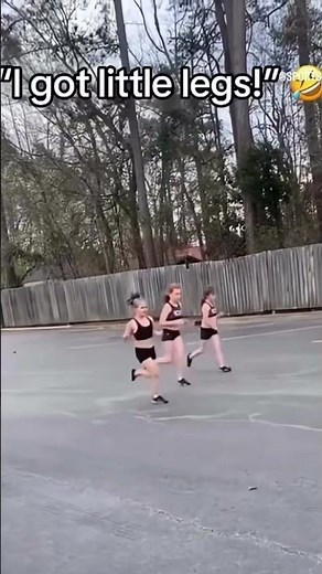 “I Got Little Legs” 🏃 😂