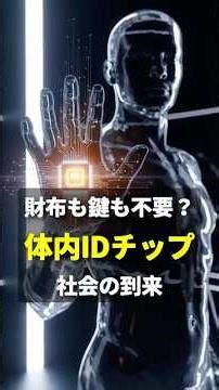 No need for wallets or keys? The arrival of a society with internal ID chips #internalchip #micro...