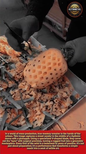 PINEAPPLE TOOL:V-Shaped Pineapple Eye Remover Tool for Professional Fruit Carving #worktool #tool