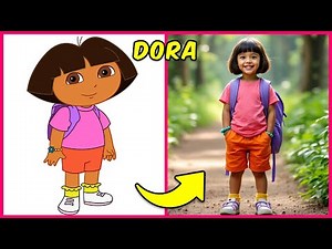 Dora The Explorer in REAL LIFE 👧 + Guess Dora The Explorer Characters by Their Voice 🔊😍🎒