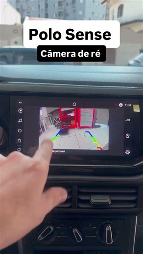 Instalação de Câmera de Ré no VW Polo Sense 2025!