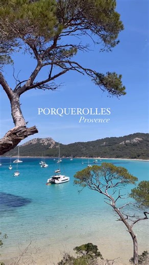 Julian Petrillo on Instagram: "L’île de Porquerolles, Provence 😍🇫🇷 Des eaux turquoises et transparentes, des plages de sable fin… 💦🤩 Un lieu paradisiaque à quelques minutes de bateau de la Presqu’île de Giens à Hyères ! ✨ ➡️ Pour s’y rendre, prendre le bateau depuis la Tour Fondue de Hyères. La plage Notre Dame sur l’île a été élue « Plus belle plage d’Europe » ! Elle se situe à environ 3km depuis le centre de Porquerolles. Compter 1 heure pour se rendre à pied ou 30 minutes en vélo.✨ #porq