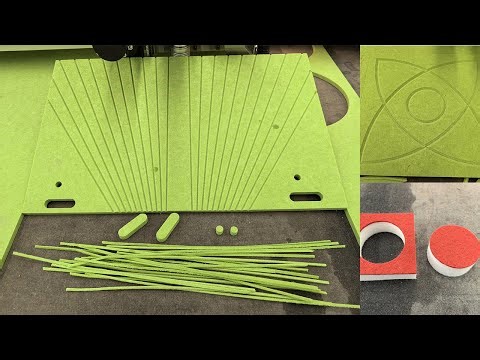 CNC Acoustic Panel Cutting Machine | Cutting & Grooving 9–40mm Polyester Fiber Panels