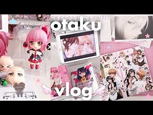 otaku vlog (..◜ᴗ◝..) homebody, anime figures, reading manga, shugo chara, deco journal
