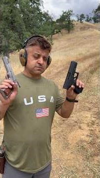 Glock 19 vs 1911 Colt guns 9mm. Silah tabanca atisi. Shooting a pistol Glock tiroteo.