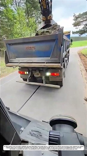 La excavadora que se come el camino: Cómo una máquina resucita carreteras en horas