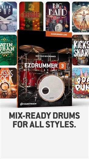 63 reactions | Just a small showcase from our EZX collection. Which do you already have and which is your go-to? https://www.toontrack.com/product-category/ezdrummerline/ezx/ | Toontrack | Facebook