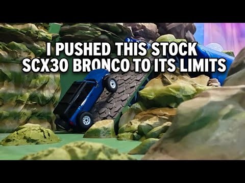 Stock Bronco Takes On My Insane 3D Printed RC Crawler Course