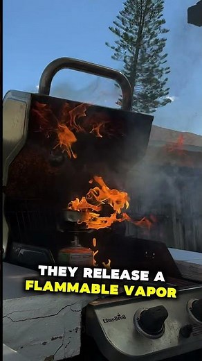 Why You Should Never Put Water on a Grease Fire #FireSafety #KitchenSafety #Chemistry