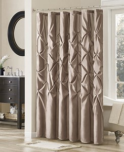 Madison Park Laurel Tufted Semi-Sheer Shower Curtain, 72" x 72" - Macy's