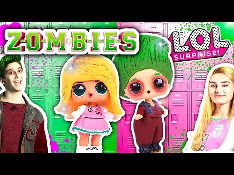 ZOMBIES Disney Toys LOL Surprise Dolls Series 3 Custom Dolls DIY Toy Tutorial from DISNEY CHANNEL