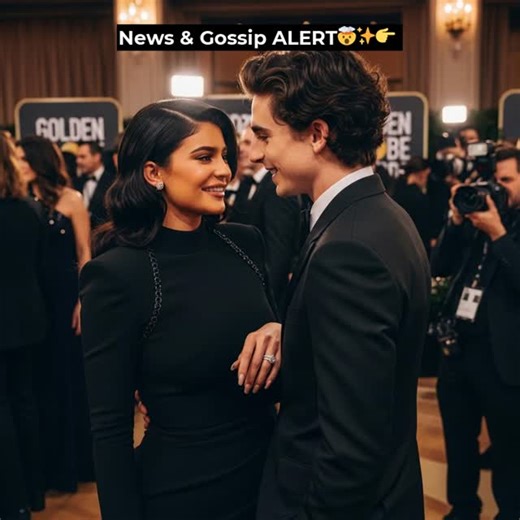 Celebrity Scoops on Instagram: "💍 Kylie & Timothée: Are wedding bells in the air? Fans are buzzing after this Golden Globes moment! 😱✨ 👀 A viral TikTok shows Kylie's name card reading 'Kylie Jenner-Chalamet,' sparking serious relationship speculation! 💖 📸 Despite their PDA, fans are divided on their 'crazy girlfriend, calm boyfriend' dynamic! What's your take? 🤔💔 📌 Just a rumor! For more juicy details, check out the source! 👀 #KylieJenner #TimothéeChalamet #GoldenGlobes #EngagementRumor