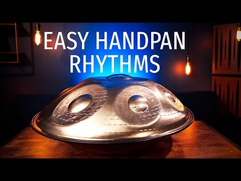 Easy Beginner Rhythms in 4/4 // PART 2 - Up-Beat ACCENTS // How to play Handpan