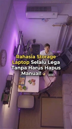 Rahasia Storage Laptop Selalu Lega Tanpa Harus Hapus Manual! #shorts #tutorialpc #windows11 #laptop