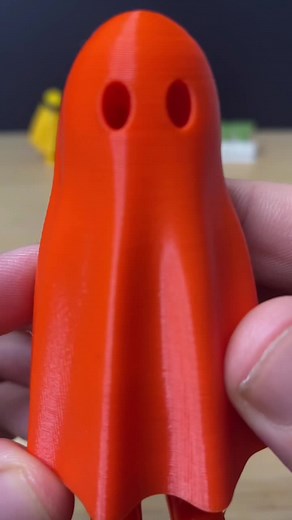 ‏3d printed ghost with legs #3dprinting #3dprint