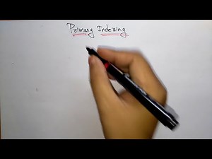 primary indexing in database | indexing | DBMS | Lec-73 | Bhanu Priya