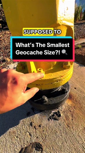 Could you find the SMALLEST cache size at the end? 👀 It’s called a nano cache because it’s SO SMALL you can only fit a tiny paper log inside if it! Nano Geocaches are the smallest sized cache, have you ever found a nano cache before? #NanoCache #Nano #Micro #Geocaching #Geocache #California #SanDiego #Cali
