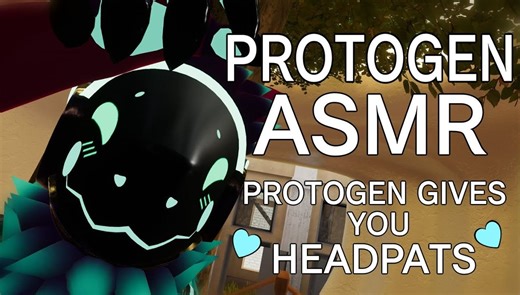【Furry毛绒绒哄睡】 Protogen gives you headpats for being a good boy~