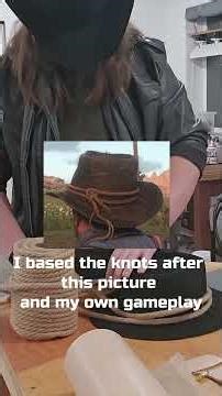 Making Arthur Morgan's Hat from Red Dead Redemption 2! #cowboy #rdr2 #hats #cosplay
