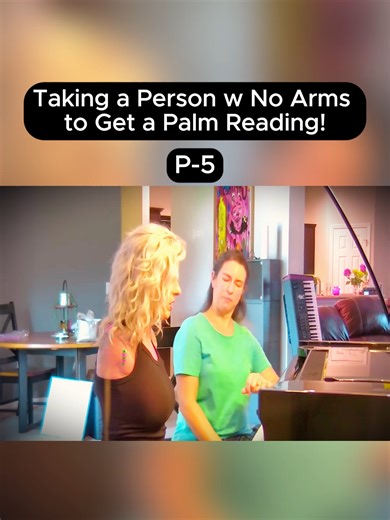Taking a Person w No Arms to Get a Palm Reading! | palm reading