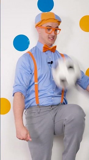 Dribble Like Blippi! ⚽ Sports Games Challenges #kids #shorts