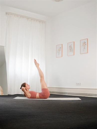 Katja | Pilates by Physio on Instagram: "Abs & Glutes ✨ Challenge your abs and glutes with these Pilates exercises. Move slowly and with control and breathe mindfully. Add these exercises to your next Pilates workout or do 8-12 reps each for a quick burner! 📌 Save this post for later 💬 Comment which exercise is your favourite ✅ Follow for more Pilates workouts! @physiodisa . . . . Deutsche Version in den Kommentaren"