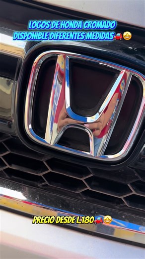 Chrome Honda Logos Available in Various Sizes