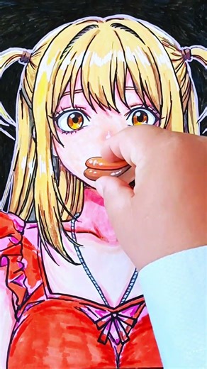 Misa Amane 🖤✨ #myart #animedrawing #deathnote