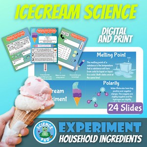 Ice Cream Science Experiment | Icecream Lesson Plan | Edible Science Lab