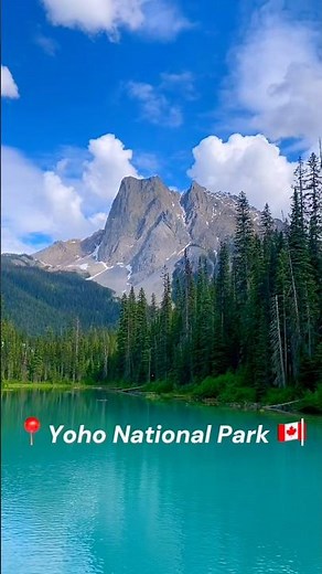 Top Places in Yoho National Park 🇨🇦 | Emerald Lake, Wapta Falls & Takakkaw Falls #shorts #canada