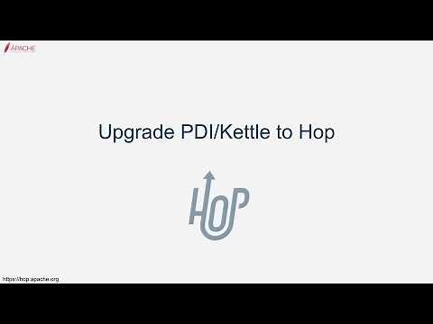 Upgrade from PDI/Kettle to Apache Hop