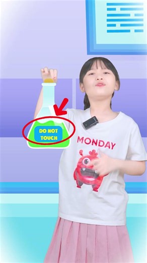 Hoạt hình tiếng Anh: Mimi hóa khổng lồ! - Oh no...! Big or Small Chaos! #kids #short #safety