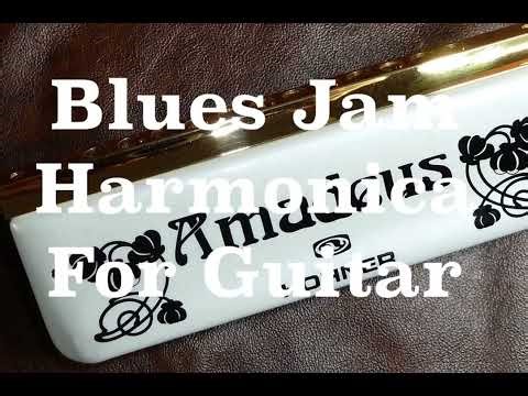 Blues Track With Harmonica for Guitar Jamming 2