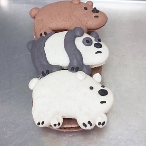466K views · 2K shares | Best way to get ready for tonight's new We Bare Bears? MACARONS! (: Honey & Butter) | We Bare Bears | Facebook