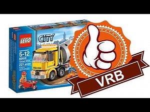 Обзор набора LEGO 60018 "Бетономешалка/Cement Mixer" серии City.